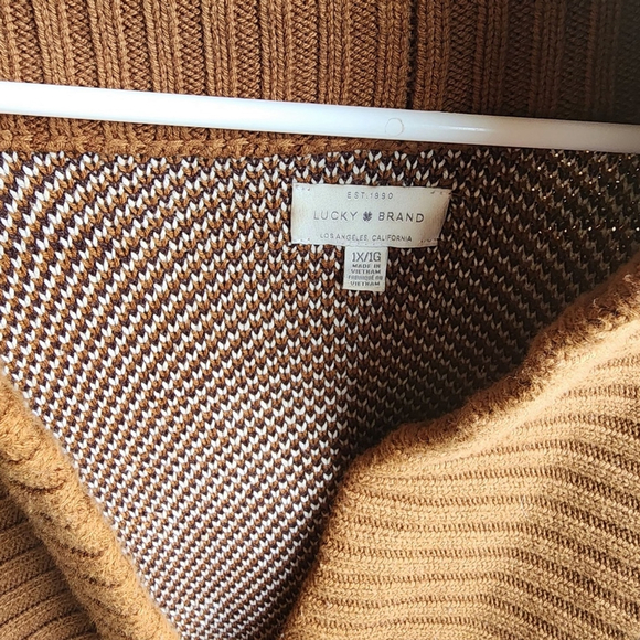 Lucky Brand Aztec Print Hooded Cardigan Size 1x - Picture 3 of 4